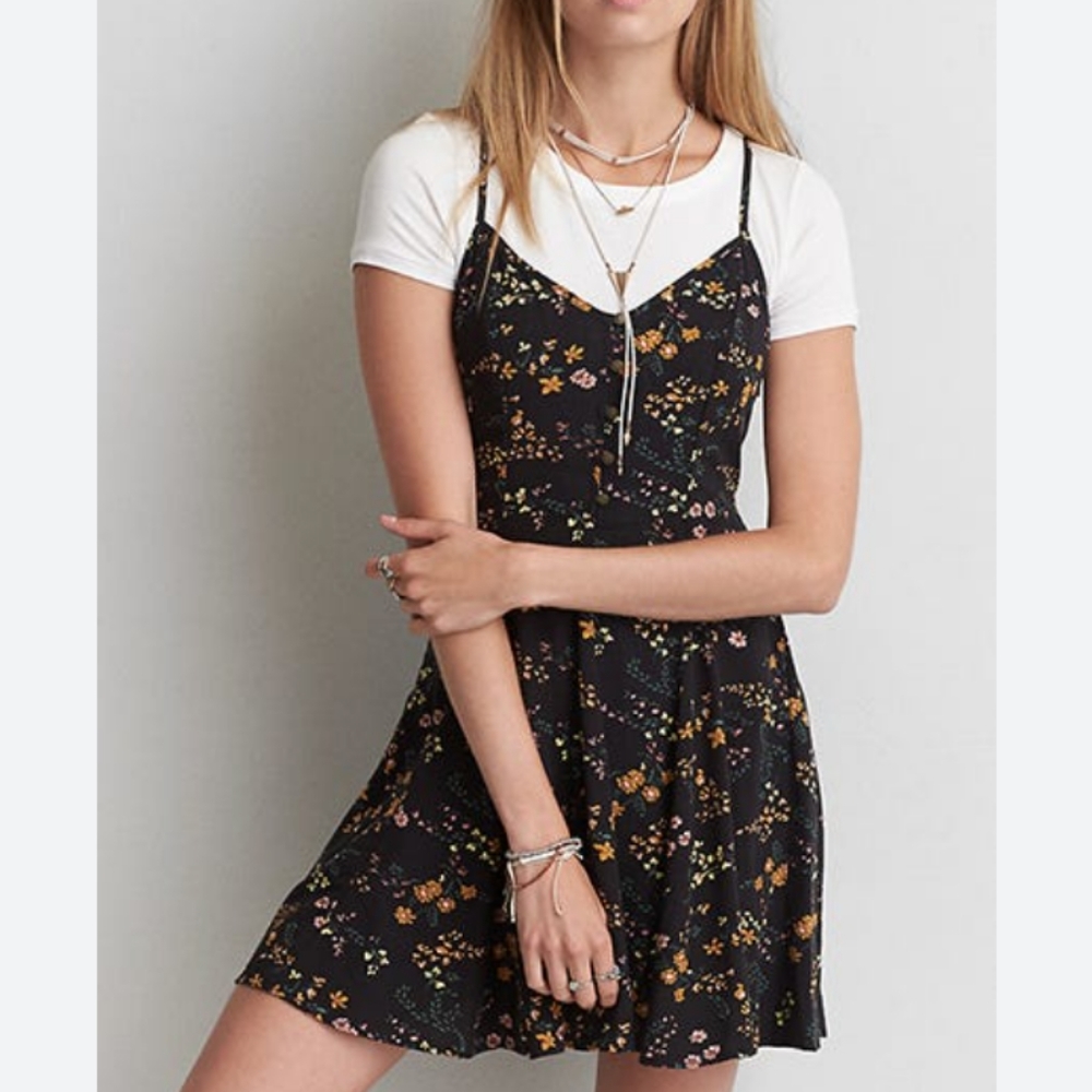 American Eagle outfitters long flowers dress